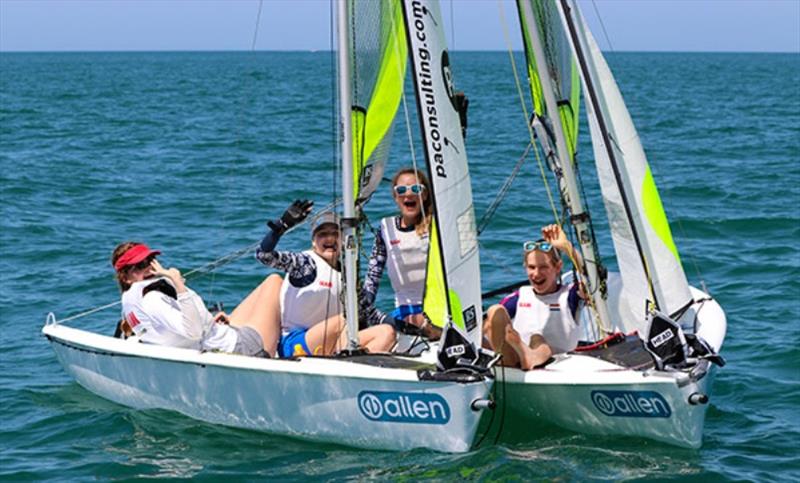 RS Feva Worlds at Clearwater Florida - Day 3 - photo © RS Feva Class Association