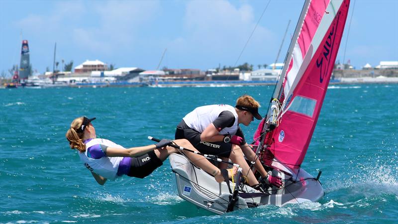 RS Feva sailing in Bermuda - photo © RS Sailing