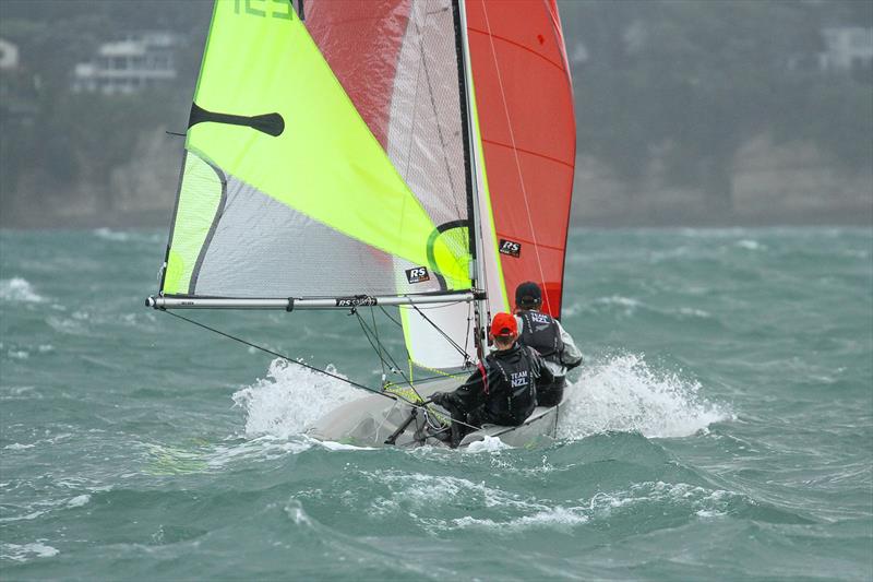 Day 1 - 2019 RS Feva NZ National Championships - Torbay Sailing Club - 30 March 2019 - photo © Richard Gladwell