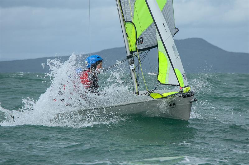 Day 1 - 2019 RS Feva NZ National Championships - Torbay Sailing Club - 30 March 2019 photo copyright Richard Gladwell taken at Torbay Sailing Club and featuring the RS Feva class