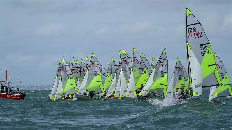 Day 1 - 2019 RS Feva NZ National Championships - Torbay Sailing Club - 30 March 2019 - photo © Richard Gladwell