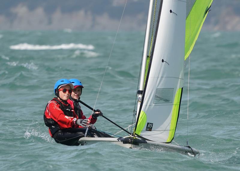 Day 2, RS Feva New Zealand Nationals, Torbay Sailing Club - March 31, 2019 - photo © Denis Garner