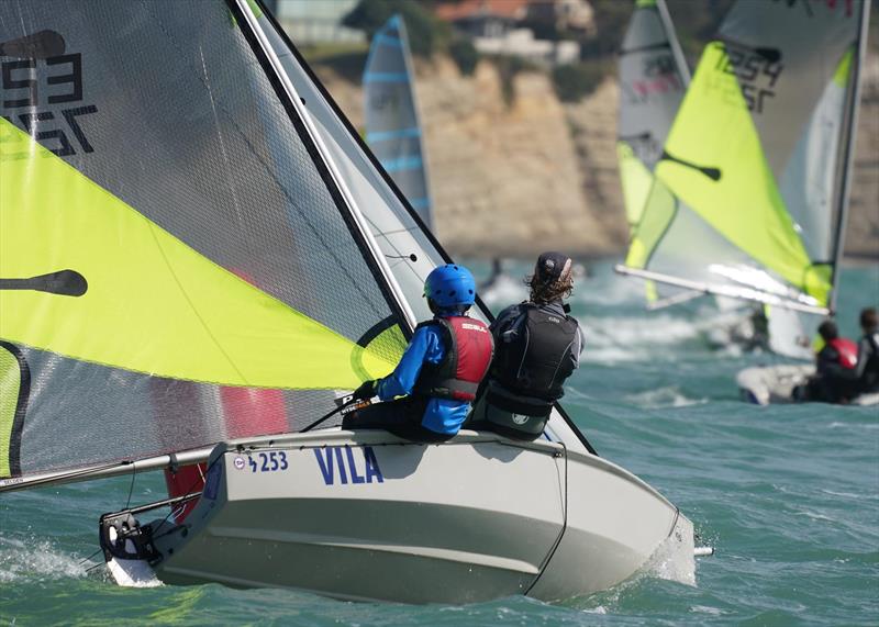 Day 2, RS Feva New Zealand Nationals, Torbay Sailing Club - March 31, 2019 photo copyright Denis Garner taken at Torbay Sailing Club and featuring the RS Feva class