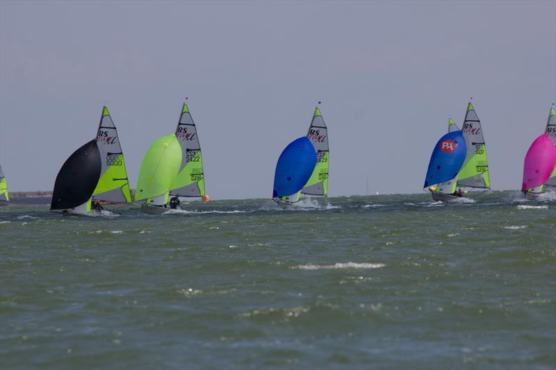 Allen RS Feva Grand Prix at Burnham photo copyright Steve Johnson taken at Burnham Sailing Club and featuring the RS Feva class