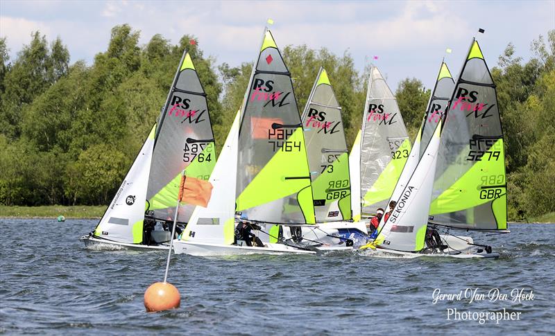 RS Feva open meeting at Leigh & Lowton - photo © Gerard van den Hoek