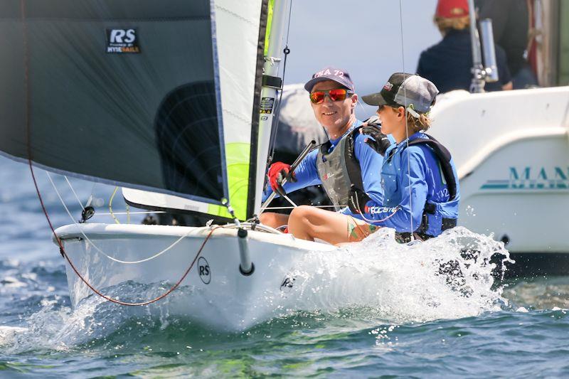 Day 5 of the 2019 RS Feva World Championships, Follonica Bay, Italy photo copyright Digital Sailing / www.digitalsailing.co.u taken at Gruppo Vela L.N.I. Follonica and featuring the RS Feva class