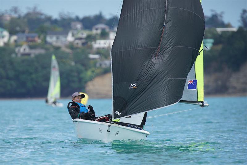 Oskar Masfen - North Island RS Feva Championships at Manly SC, October 2019 photo copyright NZ Sailcraft taken at Manly Sailing Club and featuring the RS Feva class