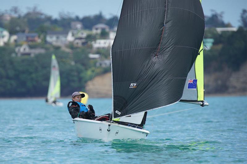 Oskar Masfen - North Island RS Feva Championships at Manly SC, October 2019 - photo © NZ Sailcraft