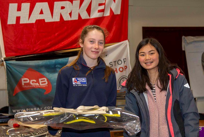 Ellen Morley and Hazel take the First Junior prize at the Steve Nicholson Memorial Trophy 2020 photo copyright Tim Olin / www.olinphoto.co.uk taken at Northampton Sailing Club and featuring the RS Feva class