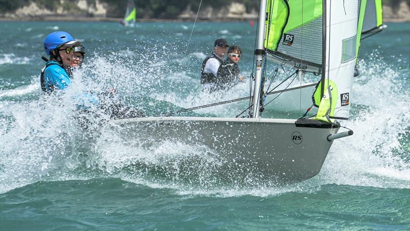 RS Feva 2020 NZ National Championship, Wakatere Boating Club - December 13, 2020 photo copyright Richard Gladwell / Sail-World.com taken at Wakatere Boating Club and featuring the RS Feva class