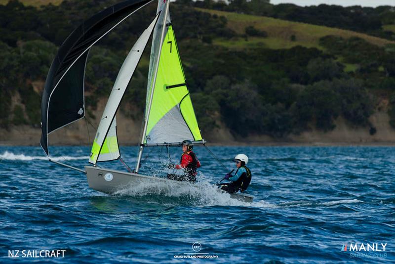 2021 RS Feva NZ National Championships, Manly Sailing Club - April 2021 photo copyright Craig Butland taken at Manly Sailing Club and featuring the RS Feva class