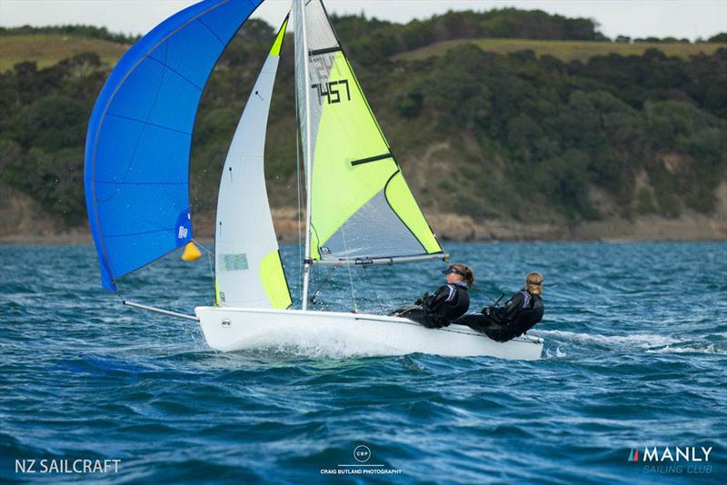 2021 RS Feva NZ National Championships, Manly Sailing Club - April 2021 photo copyright Craig Butland taken at Manly Sailing Club and featuring the RS Feva class