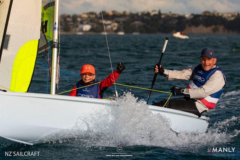 2021 RS Feva NZ National Championships, Manly Sailing Club - April 2021 photo copyright Craig Butland taken at Manly Sailing Club and featuring the RS Feva class