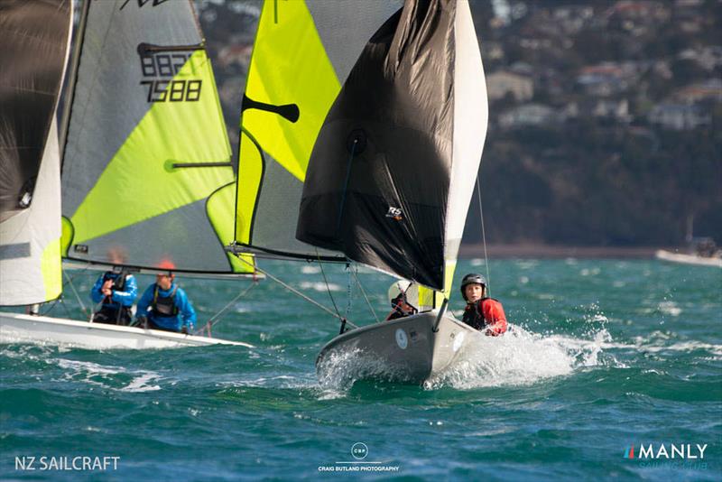 2021 RS Feva NZ National Championships, Manly Sailing Club - April 2021 photo copyright Craig Butland taken at Manly Sailing Club and featuring the RS Feva class