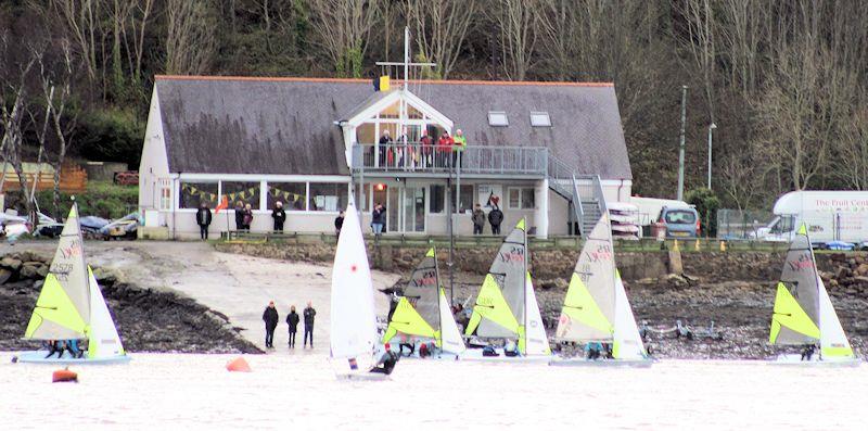 Christmas Regatta at Port Dinorwic Sailing Club photo copyright Cathy Goodwin taken at Port Dinorwic Sailing Club and featuring the RS Feva class