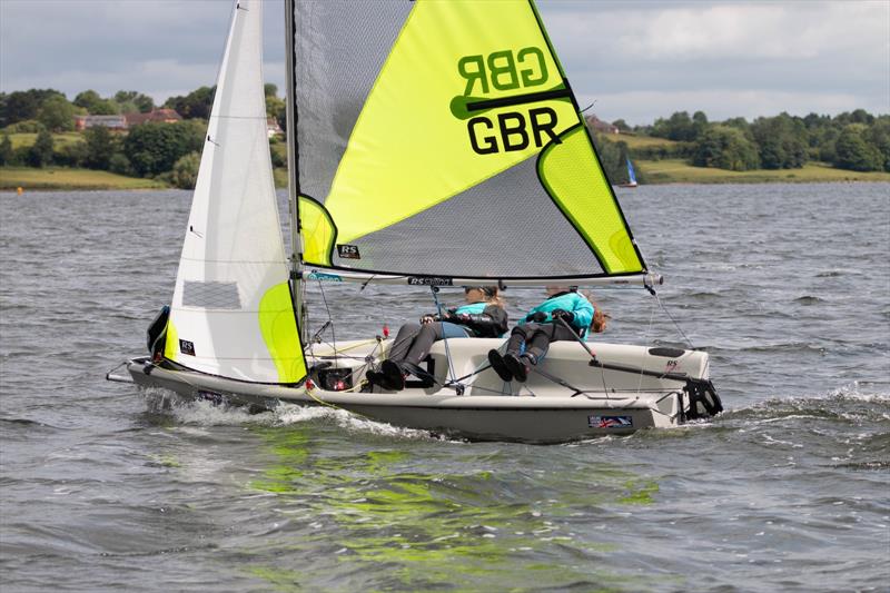 RS Feva Inlands at Draycote Water photo copyright Steve Angell taken at Draycote Water Sailing Club and featuring the RS Feva class