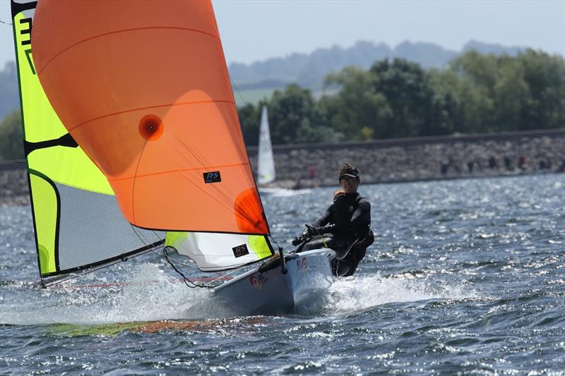 Olly and Kyle during the RS Feva Inlands at Draycote Water photo copyright Steve Angell taken at Draycote Water Sailing Club and featuring the RS Feva class