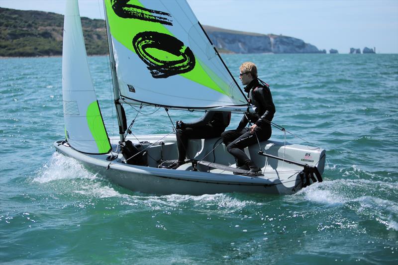 Thread the Needles day photo copyright Mark Jardine taken at Keyhaven Yacht Club and featuring the RS Feva class