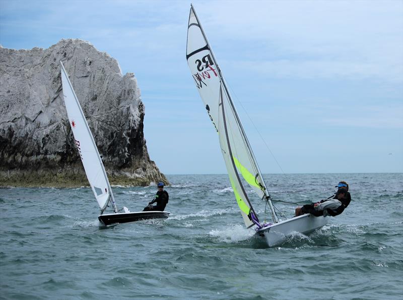 Thread the Needles day photo copyright Mark Jardine taken at Keyhaven Yacht Club and featuring the RS Feva class
