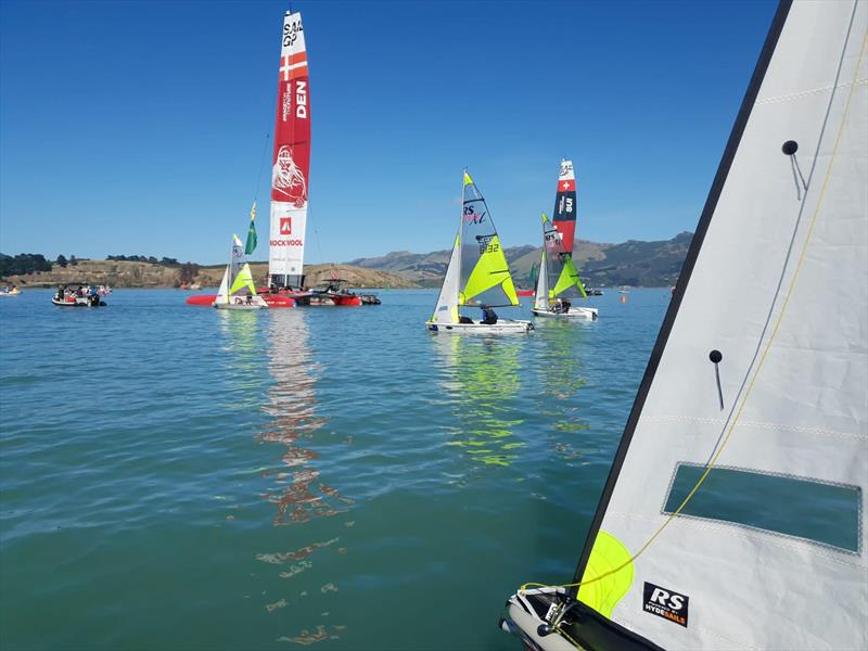 South Island RS Feva Championships - part of the Inspire RS Sailing program - ITM New Zealand Sail Grand Prix in Christchurch photo copyright NZ RS Feva Assoc taken at Naval Point Club Lyttelton and featuring the RS Feva class