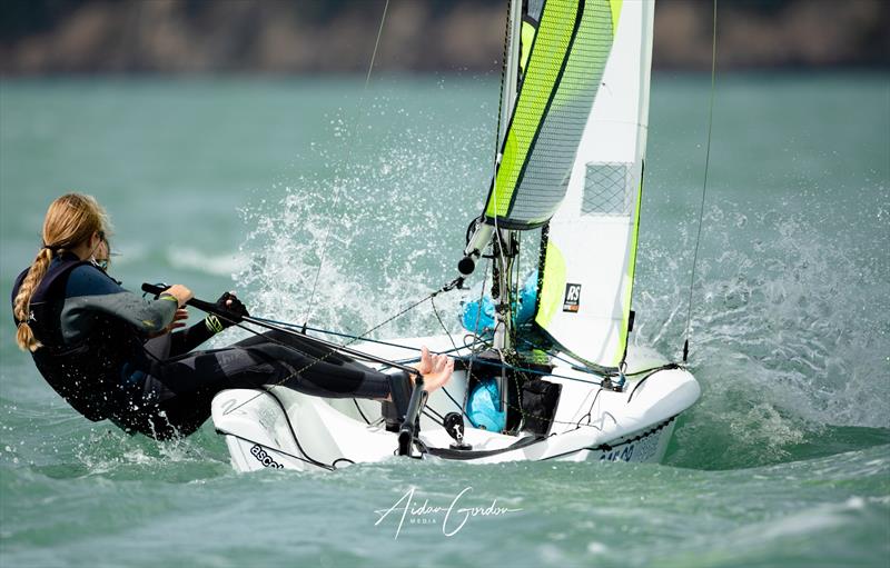 South Island RS Feva Championships - part of the Inspire RS Sailing program - ITM New Zealand Sail Grand Prix in Christchurch photo copyright Justin Mitchell taken at Naval Point Club Lyttelton and featuring the RS Feva class