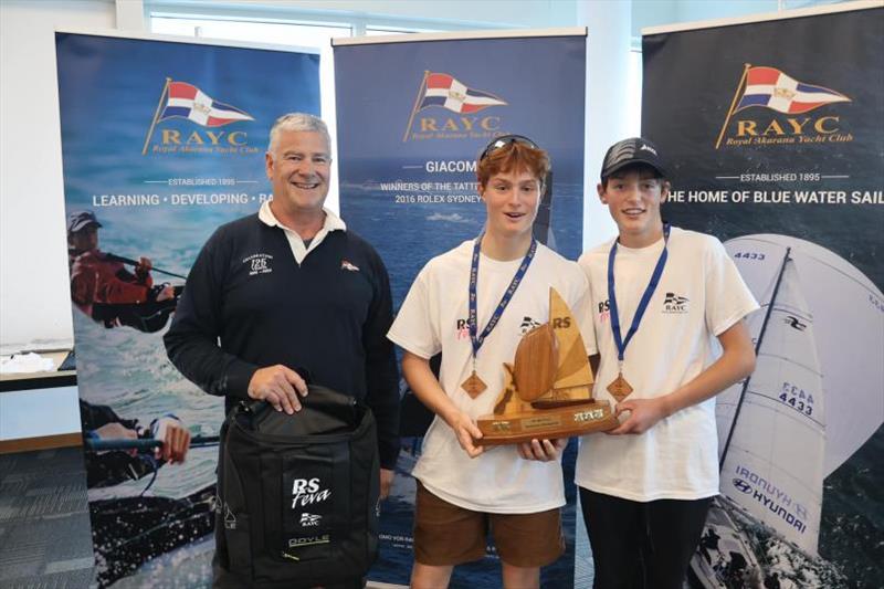 Leo Brown and Louis Quere won the RS: Feva national championships last weekend  photo copyright Michael Brown taken at Royal Akarana Yacht Club and featuring the RS Feva class