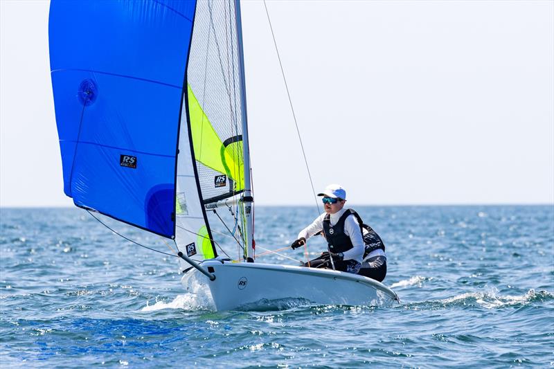 Magic Marine RS Feva Worlds in Follonica, Italy Day 2 photo copyright Oli King Photography taken at Gruppo Vela L.N.I. Follonica and featuring the RS Feva class