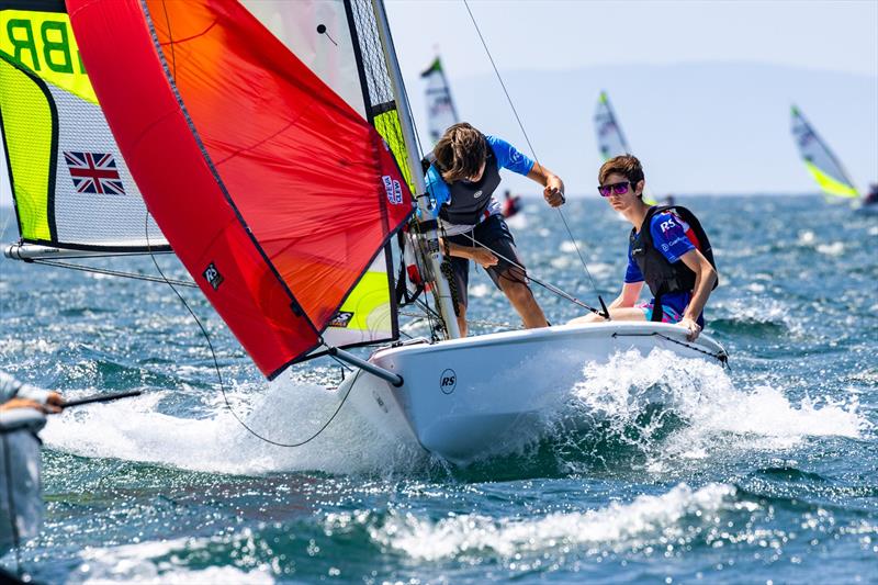 Magic Marine RS Feva Worlds in Follonica, Italy Day 2 - photo © Oli King Photography