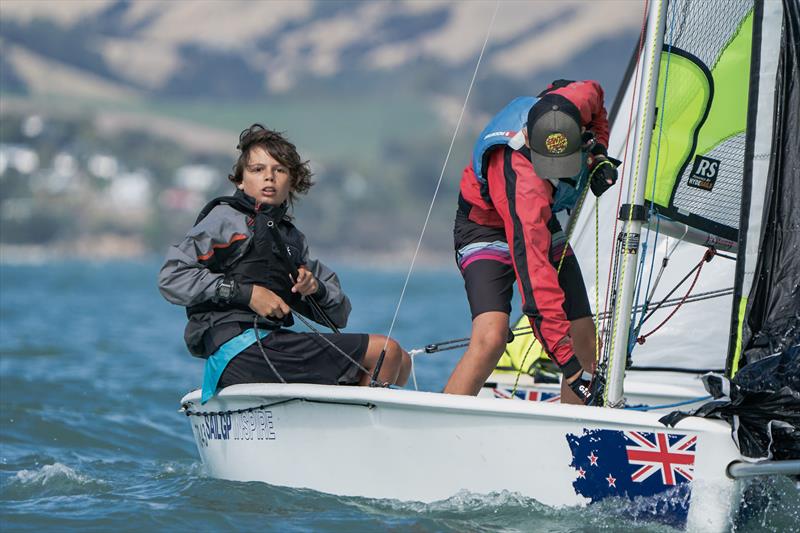 RS Fevas racing in the SailGP Inspire program - Lyttelton - March 23, 2024 - photo © Justin Mitchell