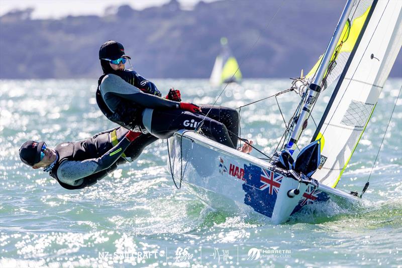 New Zealand RS Feva Nationals - Day 2 - April 14, 2024 -0 Maraetai Sailing Club photo copyright Suellen Hurling taken at  and featuring the RS Feva class