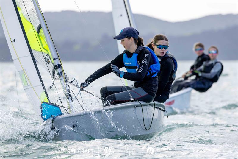 New Zealand RS Feva Nationals - Day 2 - April 14, 2024 -0 Maraetai Sailing Club photo copyright Suellen Hurling taken at  and featuring the RS Feva class