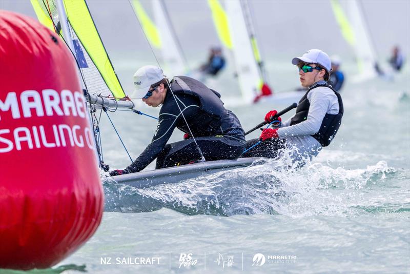 New Zealand RS Feva Nationals - Day 2 - April 14, 2024 -0 Maraetai Sailing Club photo copyright Suellen Hurling taken at  and featuring the RS Feva class