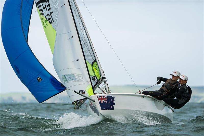 NZ Nationals - RS Feva - Murrays Bay - May 11, 2025 photo copyright Justin Mitchell www.justinmitchell.co.nz - Instagram: @jl_mitchell_ taken at Murrays Bay Sailing Club and featuring the RS Feva class
