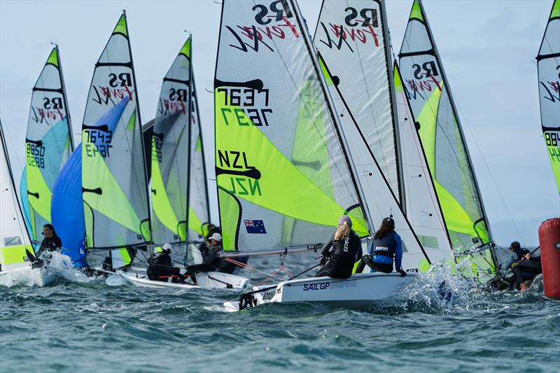 NZ Nationals - RS Feva - Murrays Bay - May 11-12, 2025 photo copyright Justin Mitchell www.justinmitchell.co.nz - Instagram: @jl_mitchell_ taken at Murrays Bay Sailing Club and featuring the RS Feva class