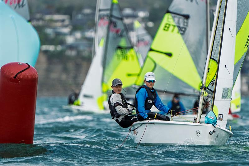 NZ Nationals - RS Feva - Murrays Bay - May 11-12, 2025 photo copyright Justin Mitchell www.justinmitchell.co.nz - Instagram: @jl_mitchell_ taken at Murrays Bay Sailing Club and featuring the RS Feva class