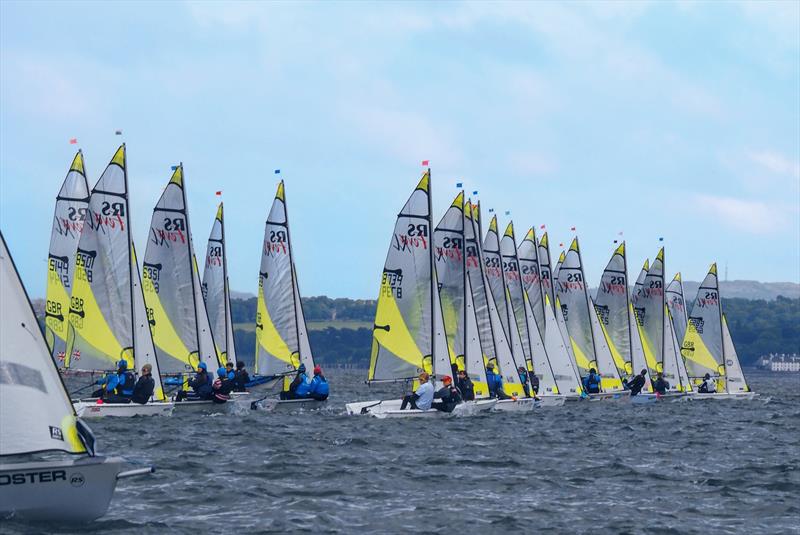 Rooster RS Feva UK Nationals at Dalgety Bay photo copyright Phil Rydin-Orwin taken at Dalgety Bay Sailing Club and featuring the RS Feva class