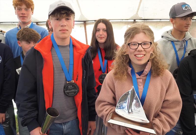 Ben and Millie Greenhalgh win the Rooster RS Feva UK Nationals at Dalgety Bay photo copyright Phil Rydin-Orwin taken at Dalgety Bay Sailing Club and featuring the RS Feva class