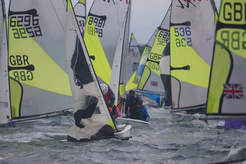 Rooster RS Feva UK Nationals at Dalgety Bay photo copyright Phil Rydin-Orwin taken at Dalgety Bay Sailing Club and featuring the RS Feva class
