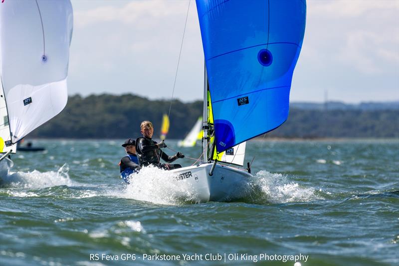 Thomas & Daniel Whitehead, second overall - RS Feva Grand Prix 6 and EuroCup 4 at Parkstone - photo © Oli King Photography
