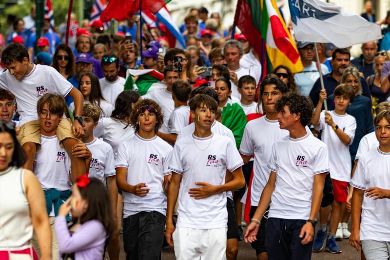 RS Feva Worlds Opening Ceremony at Aix-les-Bains, France - photo © Oli King Photography