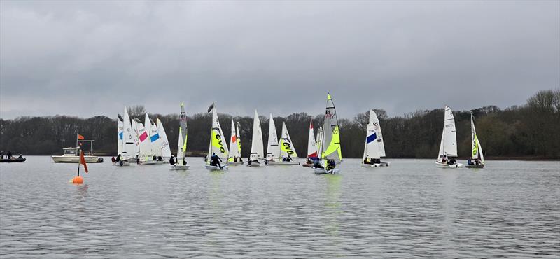 Icicle Series and Youth Icicle Series at Bough Beech photo copyright Sarah Seddon taken at Bough Beech Sailing Club and featuring the RS Feva class