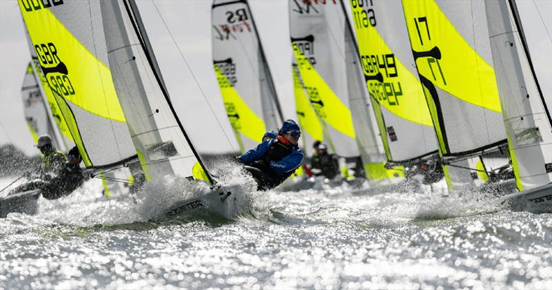 RS Feva GP4 / Spring Championships 2026 at Itchenor photo copyright Oli King Photography taken at Itchenor Sailing Club and featuring the RS Feva class