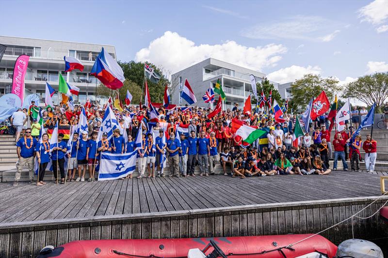 RS Feva Worlds Opening Ceremony Parade during the RS Games at Travemünde Woche 2026 photo copyright Phil Jackson / www.digitalsailing.co.uk/rs-games taken at  and featuring the RS Feva class