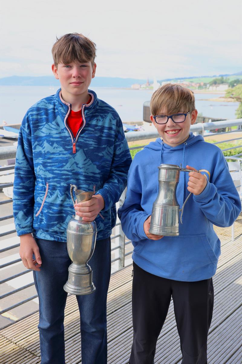 Dinghy of the Weekend was won by James and Andrew Reekie in their Feva at the Largs Regatta Festival Opening Weekend photo copyright Marc Turner / PFM Pictures taken at Largs Sailing Club and featuring the RS Feva class