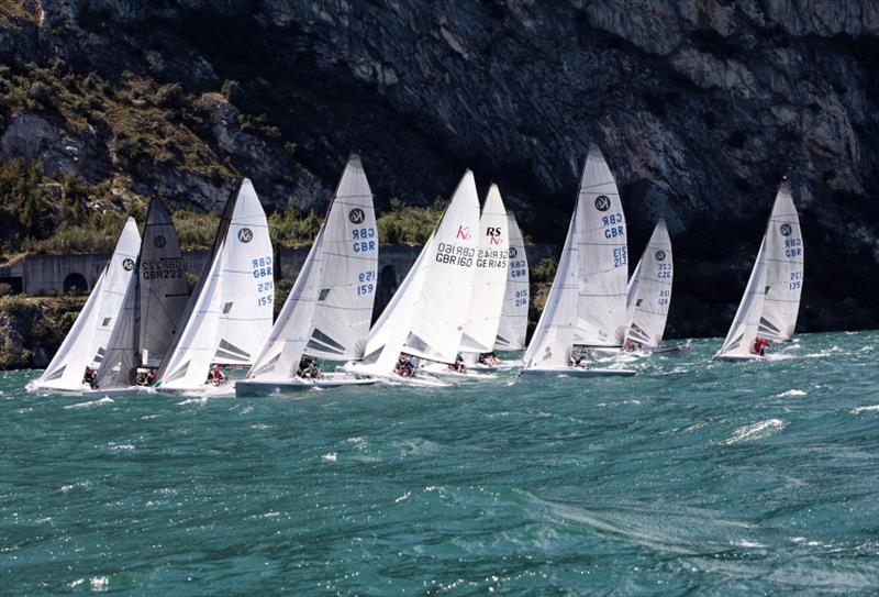 K6 Eurocup at Lake Garda photo copyright Dave Hall taken at Fraglia Vela Riva and featuring the K6 class