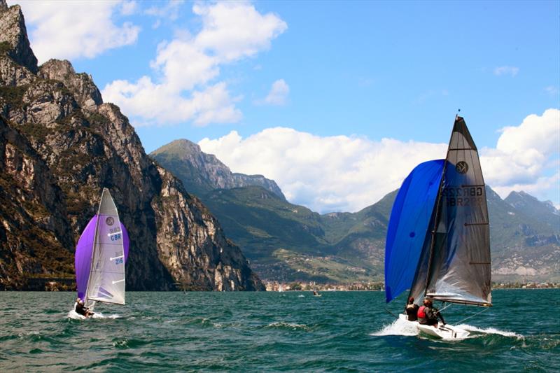 K6 Eurocup at Lake Garda photo copyright Dave Hall taken at Fraglia Vela Riva and featuring the K6 class