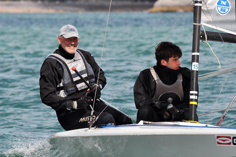 Lawrence and Luca Crispin win the K6 National Championships at  Royal Torbay photo copyright Jean Border / www.borderphotos2010.com taken at Royal Torbay Yacht Club and featuring the K6 class