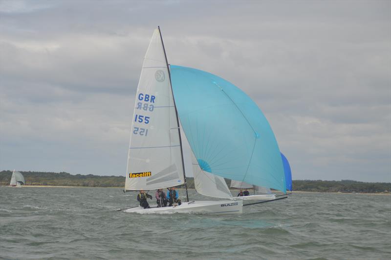 Debbie Jarvis, Heather Chipperfield and Tracey Covell at the K6 National Championships at Royal Lymington - photo © Aimee Harper