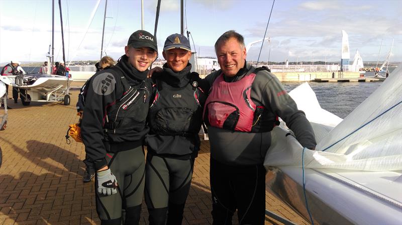 The Stone Contingent during the K6 Nationals at the WPNSA photo copyright Heather Chipperfield taken at Weymouth & Portland Sailing Academy and featuring the K6 class