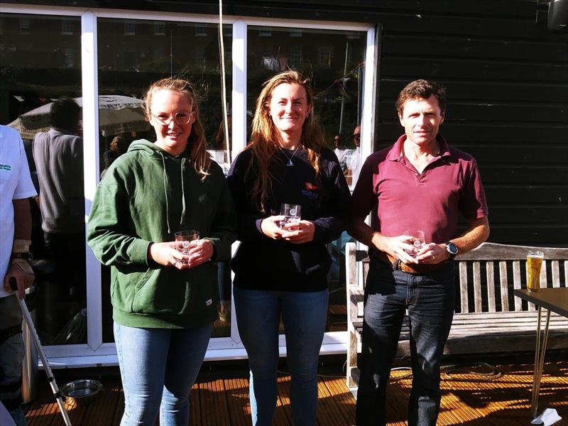 Prize winners in the 2019 K6 Nationals at Weymouth photo copyright Deborah Hall taken at Weymouth Sailing Club and featuring the K6 class